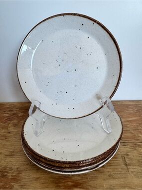 Set of 5 J&G Meakin "Lifestyle" Pattern 6.5” Salad Side Plates - Discontinued